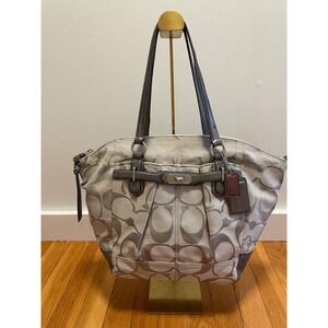 Coach Chelsea Signature Jacquard Satchel Shoulder Bag Style No. 17820